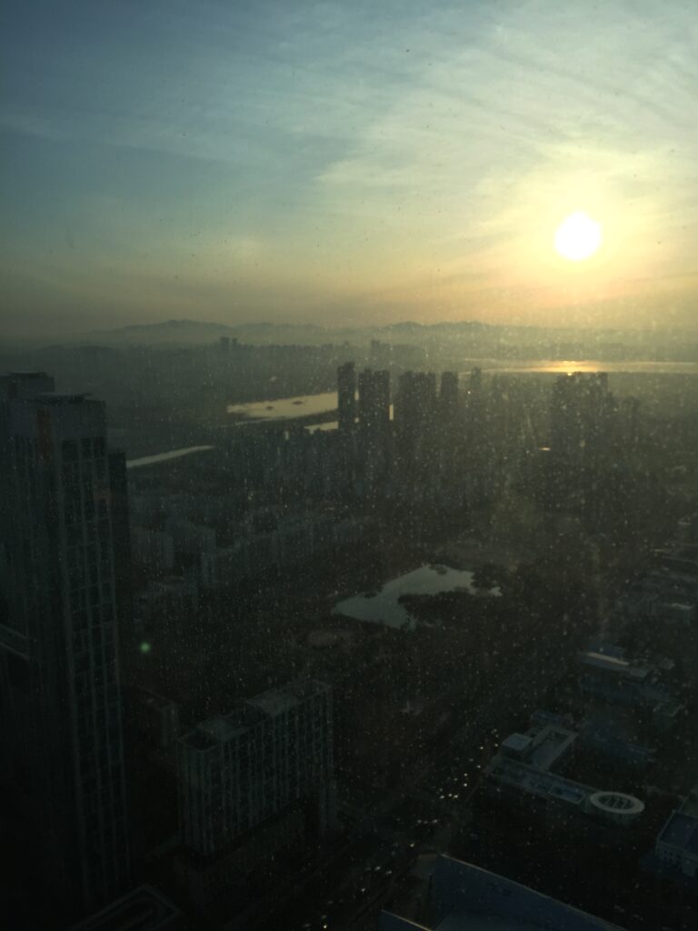 Songdo seen from the 61st floor