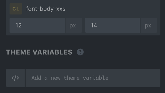 Add Theme Variables