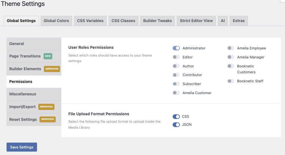Permissions